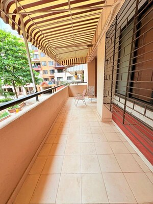 Balcony in 3 BHK Penthouse at Goel Ganga Nebula, Viman Nagar – for Sale