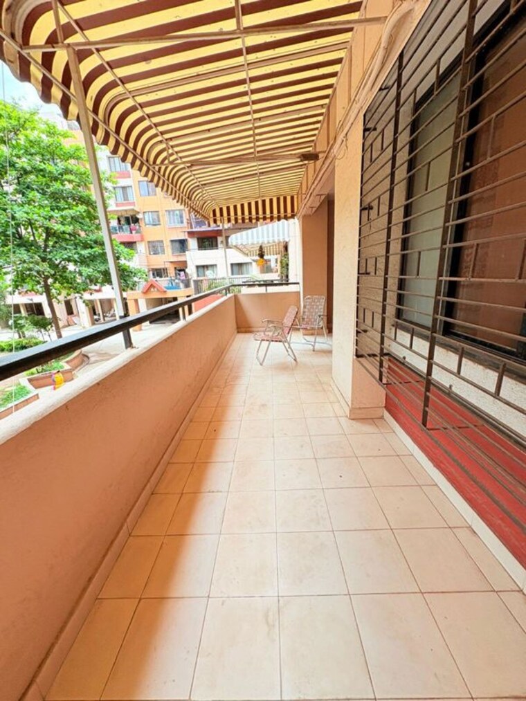 Balcony, goel-ganga-nebula 3 Bedroom 2650 Sq.Ft. Penthouse In Viman Nagar Pune 10635583