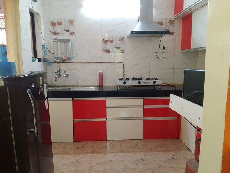 Kitchen, goel-ganga-nebula 3 Bedroom 2650 Sq.Ft. Penthouse In Viman Nagar Pune 10635583