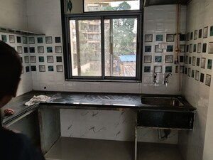 Kitchen in 1 BHK Apartment at Punyarthi Tower, Kalyan West – for Rent