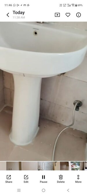 Bathroom in 2 BHK Apartment at Mittal Rajnagar Residency, Raj Nagar Extension – for Sale
