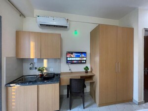 Kitchen in 1 RK Builder Floor at Dlf City Phase 3 – for Rent