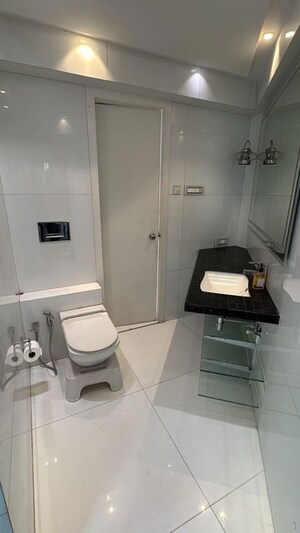 Bathroom in 2 BHK Apartment at Bandra Kurla Complex – for Rent