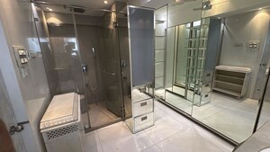 Bathroom in 2 BHK Apartment at Bandra Kurla Complex – for Rent