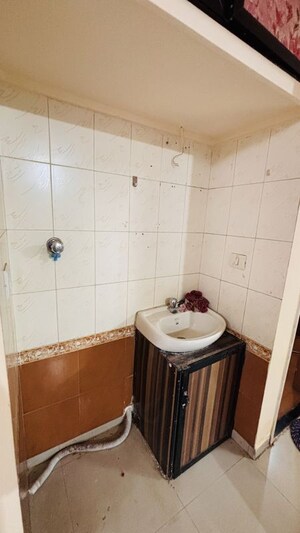 Bathroom in 2 BHK Apartment at Vasant Oscar, Mulund West – for Rent