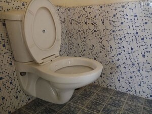 Bathroom in 1 BHK Apartment at Meghmalhar CHS Ghansoli, Ghansoli – for Rent