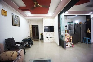 Living Room in 3 BHK Apartment at New Ranip – for Sale