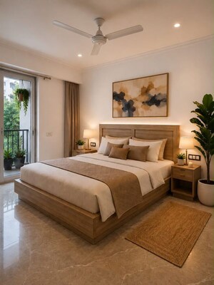 Bedroom in 1 RK Builder Floor at Sector 51 – for Rent