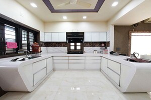 Kitchen in 4 BHK Independent House at Adalaj – for Sale