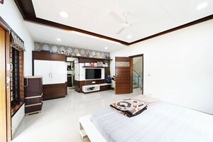 Living Room in 4 BHK Independent House at Adalaj – for Sale