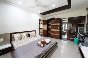 Living Room in 4 BHK Independent House at Adalaj – for Sale