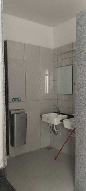 Bathroom in  Office Space at Ashirwad Paras, Prahlad Nagar – for Rent