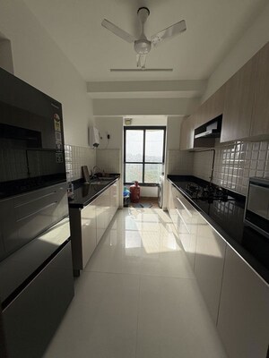 Kitchen in 3 BHK Apartment at Kalpataru Magnus, Bandra East – for Rent