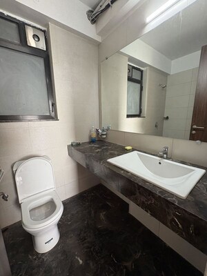 Bathroom in 3 BHK Apartment at Kalpataru Magnus, Bandra East – for Rent