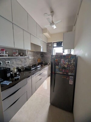 Kitchen in 2.5 BHK Apartment at Prescon Midtown Bay, Mahim West – for Rent