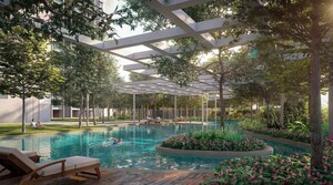 Swimming Pool in 4 BHK Apartment at Hebbal – for Sale