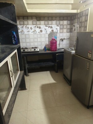 Kitchen in 2 BHK Apartment at Tejaswini Society, Aundh – for Rent