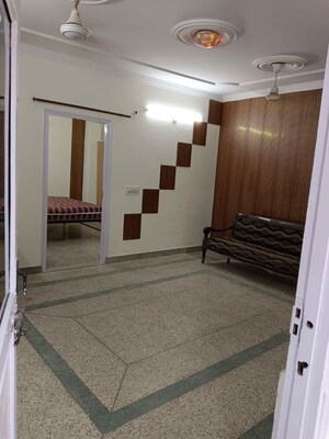 Living Room in 1 BHK Builder Floor at Lajpat Nagar 4 – for Rent