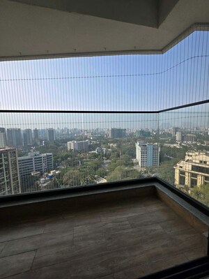 Balcony in 3 BHK Apartment at Kalpataru Magnus, Bandra East – for Rent
