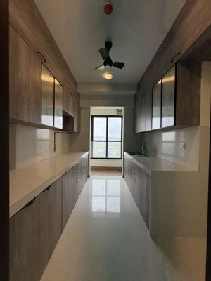 Kitchen in 3 BHK Apartment at Kalpataru Magnus, Bandra East – for Rent