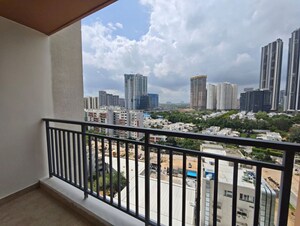 Balcony in 3 BHK Apartment at Poulomi Avante, Kokapet – for Rent