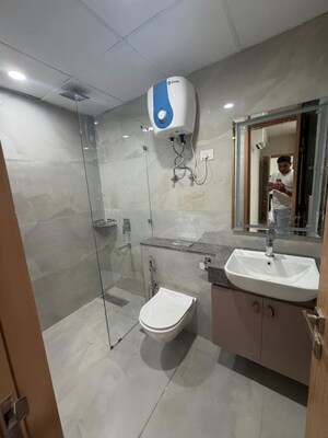 Bathroom in 3 BHK Apartment at M3M Heights, Sector 65 – for Rent