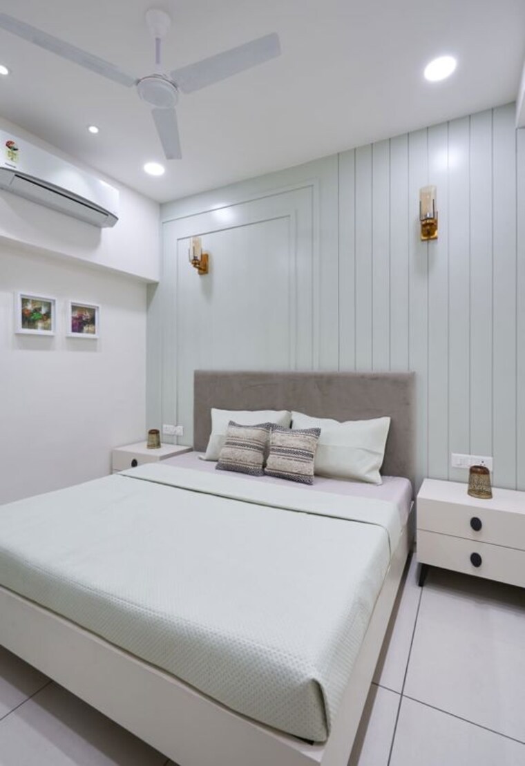 Bedroom, shyamal-park 4 Bedroom 2112 Sq.Ft. Apartment In Bhayli Vadodara 10637227
