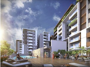 Swimming Pool in 3 BHK Apartment at Khajaguda – for Sale