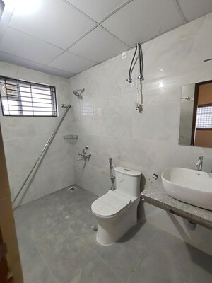 Bathroom in 3 BHK Builder Floor at Hsr Layout – for Rent