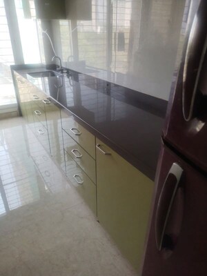 Kitchen in 2 BHK Apartment at Titanium Pyramid Icon, Ghansoli – for Rent