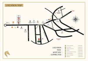 2 BHK Apartment – Map Location View at Dera Bassi - for Sale