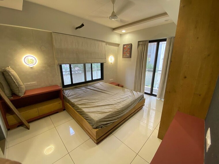 Bedroom, shyamal-park 2 Bedroom 575 Sq.Ft. Apartment In Bhayli Vadodara 10637258