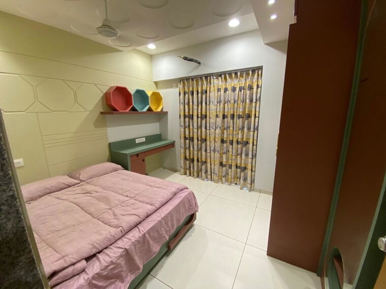 Bedroom, shyamal-park 2 Bedroom 575 Sq.Ft. Apartment In Bhayli Vadodara 10637258