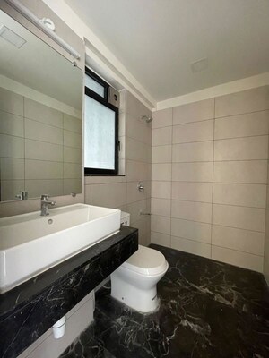 Bathroom in 4 BHK Apartment at Kalpataru Magnus, Bandra East – for Rent