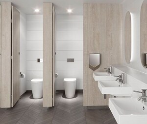 Bathroom in  Office Space at Jb Nagar – for Rent