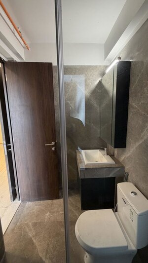 Bathroom in 4 BHK Apartment at Kalpataru Magnus, Bandra East – for Rent