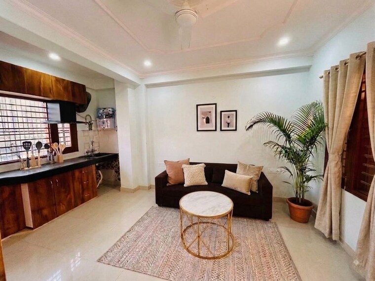 Living Room, sector 42 1 Bedroom 580 Sq.Ft. Builder Floor In Sector 42 Gurgaon 10637329