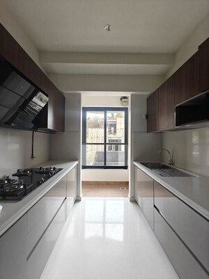Kitchen in 2 BHK Apartment at Kalpataru Magnus, Bandra East – for Rent