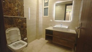 Bathroom in 3 BHK Builder Floor at Ansal Sushant Lok I, Sector 43 – for Rent
