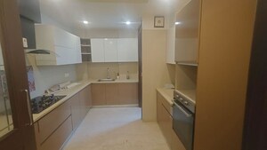 Kitchen in 3 BHK Builder Floor at Ansal Sushant Lok I, Sector 43 – for Rent