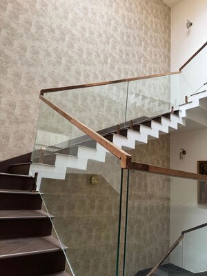 Staircase in 4 BHK Independent House at Vakil Garden City – for Sale