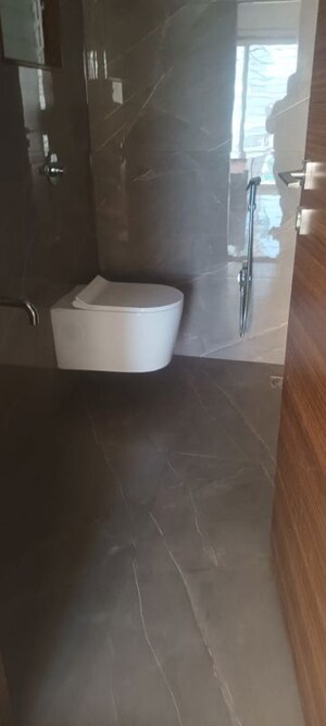 Bathroom in 2 BHK Apartment at Titanium Pyramid Icon, Ghansoli – for Rent