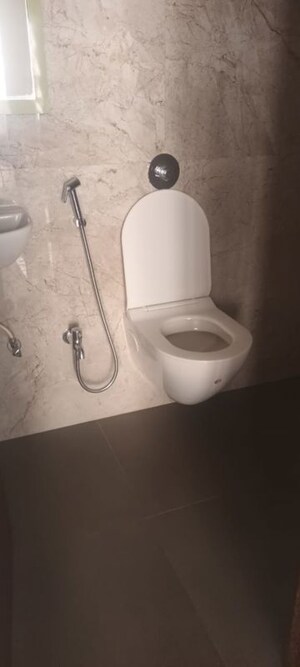 Bathroom in 2 BHK Apartment at Titanium Pyramid Icon, Ghansoli – for Rent
