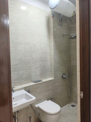 Bathroom in 2 BHK Apartment at Ruparel Ariana, Parel – for Rent
