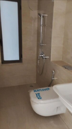 Bathroom in 2 BHK Apartment at Adani Ten BKC, Bandra East – for Rent