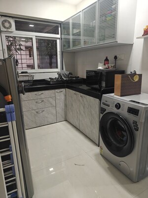 Kitchen in 1 BHK Apartment at Lower Parel – for Rent