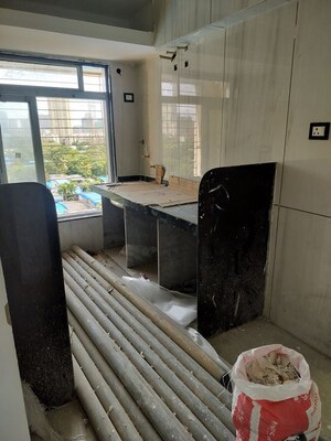 Kitchen in 1 BHK Apartment at Ayyappa Prerana Apartment, Goregaon West – for Sale