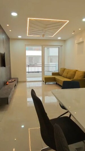 Living Room in 3 BHK Apartment at Asian Sun City, Kothaguda – for Rent