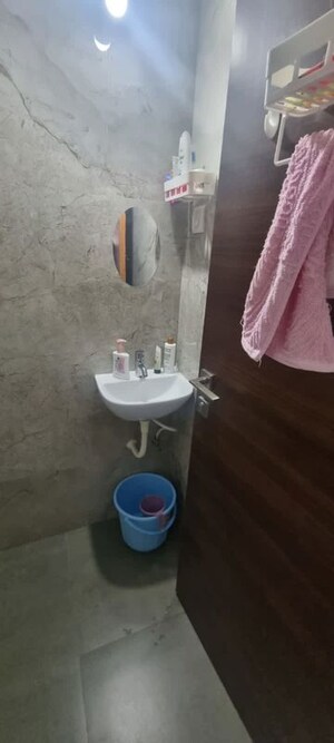 Bathroom in 2 BHK Apartment at Titanium Pyramid Icon, Ghansoli – for Rent