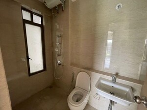 Bathroom in 3 BHK Apartment at Adani Ten BKC, Bandra East – for Rent